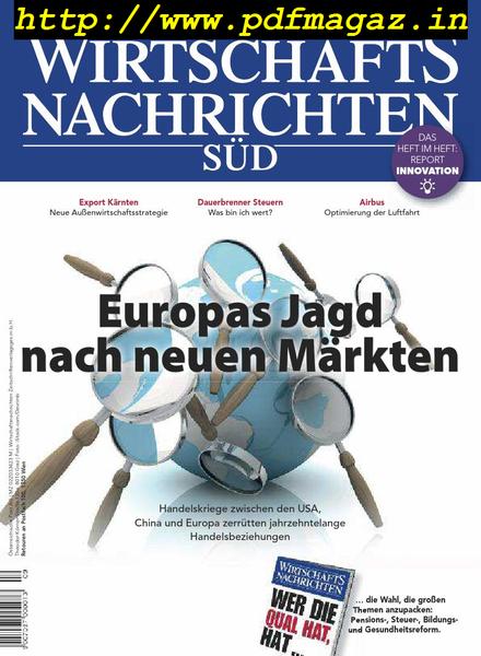 Wirtschaftsnachrichten Sud – September 2019