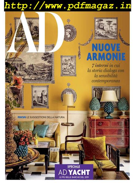 AD Architectural Digest Italia – Settembre 2019