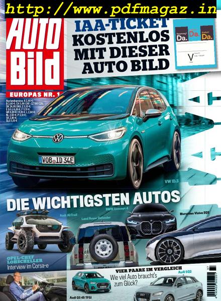 Auto Bild Germany – 12. September 2019