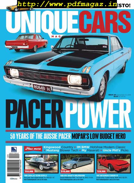 Unique Cars Australia – October 2019