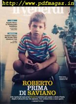Il Venerdi di Repubblica – 20 Settembre 2019