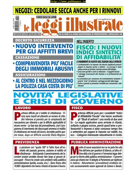 Leggi Illustrate – settembre 2019