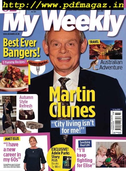 My Weekly – 10 September 2019