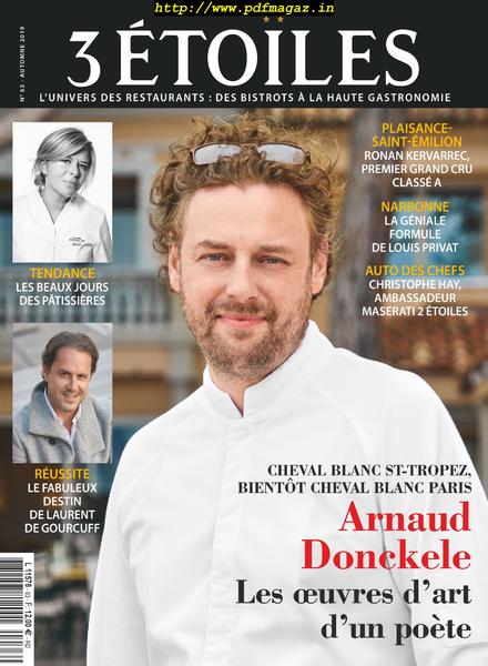 3 etoiles – Automne 2019