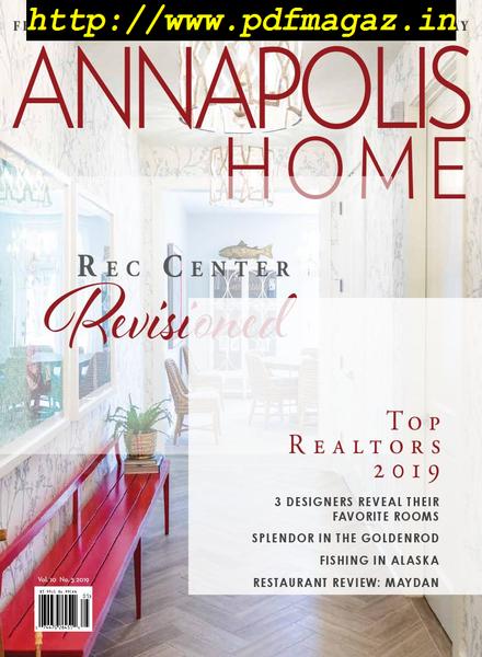 Annapolis Home – September-October 2019