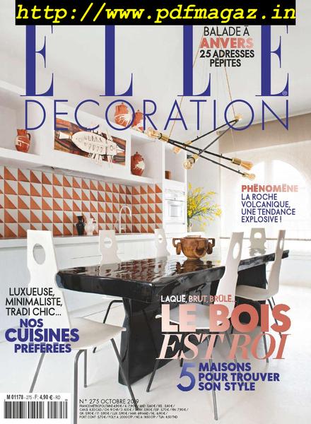 Elle Decoration France – octobre 2019