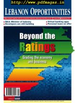 Lebanon Opportunities – September 2019