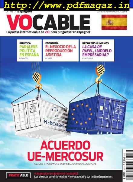 Vocable Espagnol – 05 septembre 2019