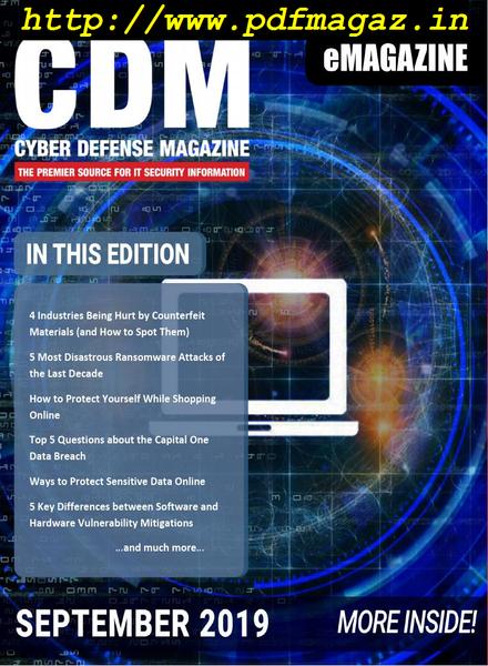 Cyber Defense Magazine – September 2019