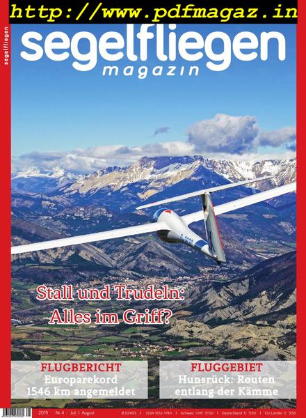 Segelfliegen – Juli-August 2019