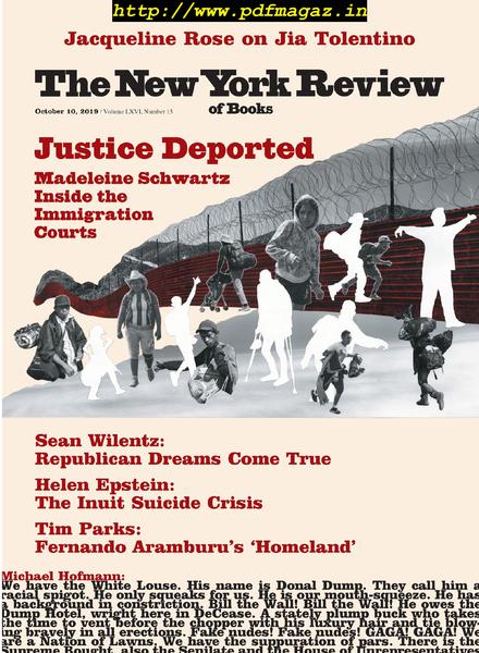 The New York Review of Books – October 10, 2019