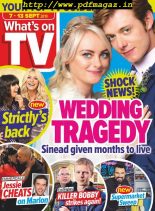 What’s on TV – 07 September 2019