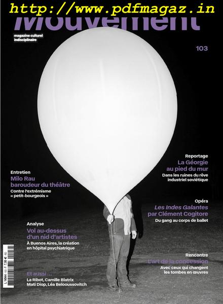 Mouvement – 13 septembre 2019