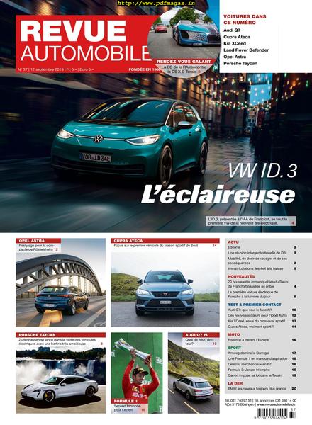 Revue Automobile – 12 septembre 2019