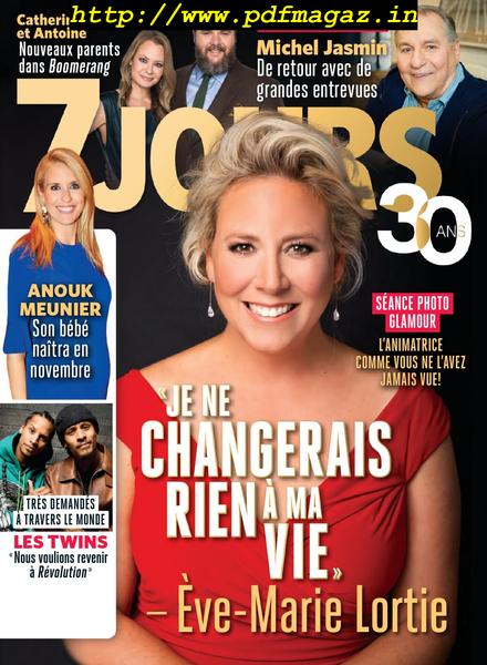 7 Jours – 20 septembre 2019