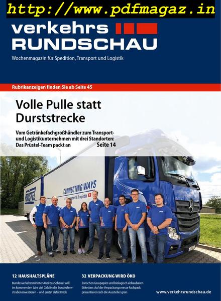 VerkehrsRundschau – 19 September 2019