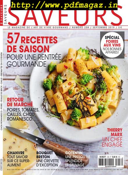 Saveurs France – Septembre 2019