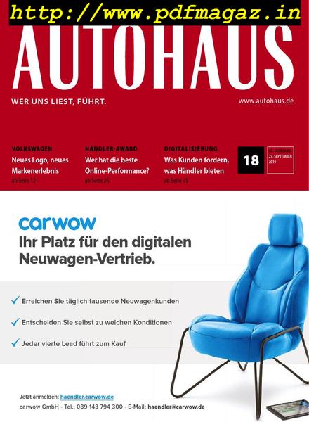 Autohaus – 17 September 2019