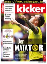Kicker – 16 September 2019