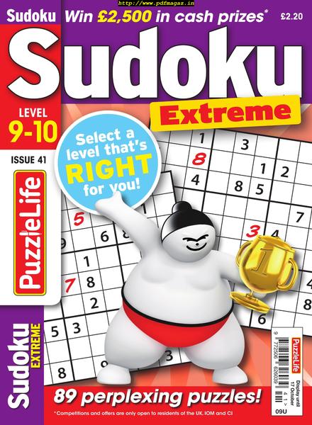 PuzzleLife Sudoku Extreme – September 2019