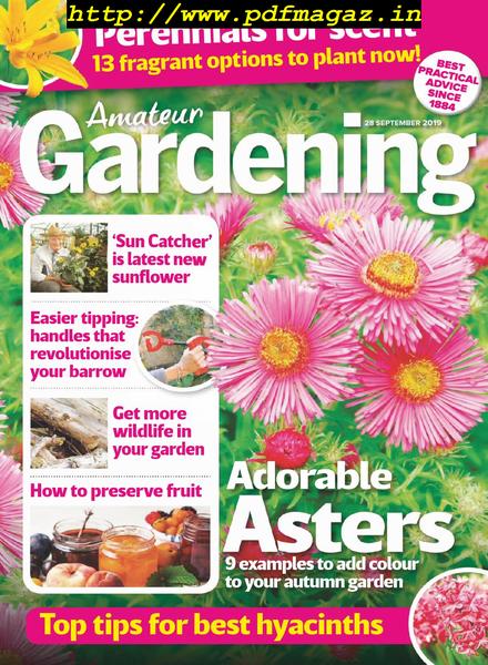 Amateur Gardening – 28 September 2019