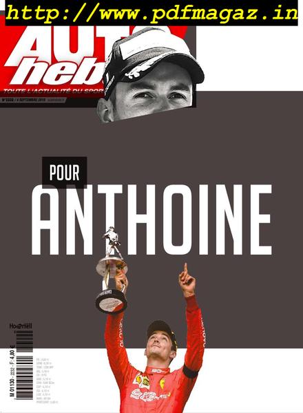 Auto Hebdo – 05 septembre 2019