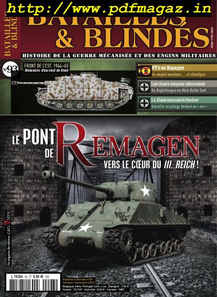 Batailles & Blindes – septembre-octobre 2019