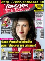 Nous Deux Vos Histoires – octobre-novembre 2019