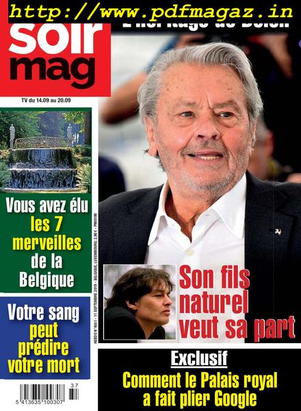 Le Soir Magazine – 14 septembre 2019