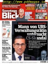 SonntagsBlick – 29 September 2019