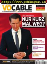 Vocable Allemand – 19 septembre 2019