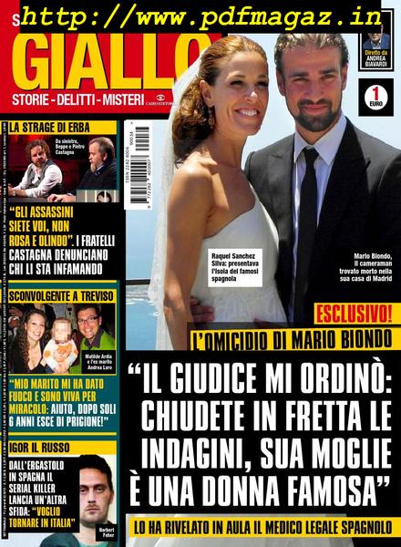 Giallo – 28 Agosto 2019