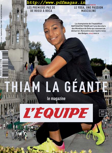 L’Equipe Magazine – 28 Septembre 2019