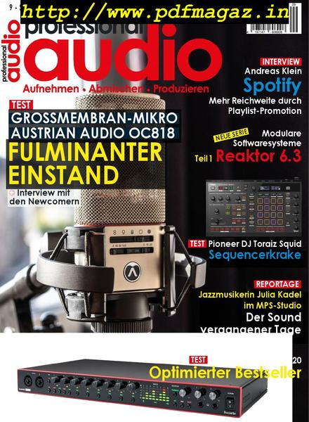 Professional Audio – September 2019
