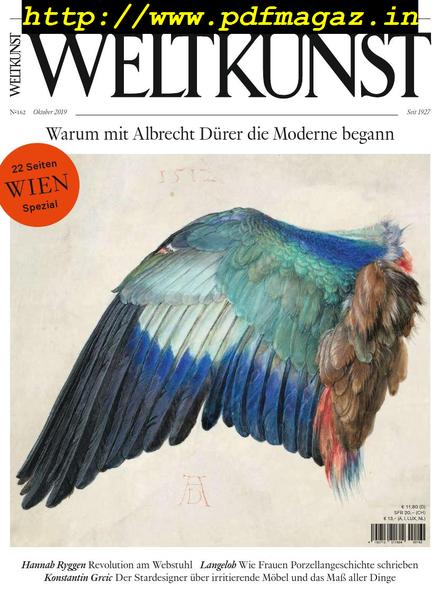 Weltkunst – Oktober 2019