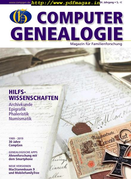 Computer Genealogie – Nr.3, 2019