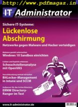 IT-Administrator – Oktober 2019