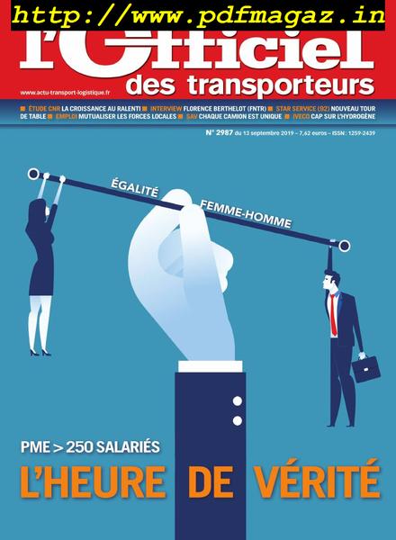 L’Officiel des Transporteurs – 13 septembre 2019