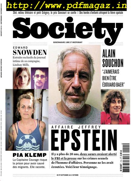 Society – 19 septembre 2019