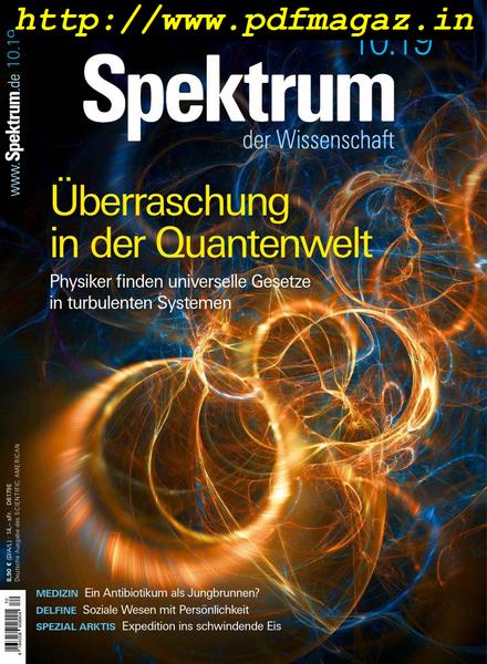 Spektrum der Wissenschaft – Oktober 2019