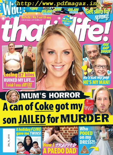 that’s life! – October 03, 2019