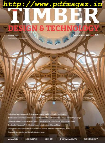 Timber Design & Technology Middle East – September 2019