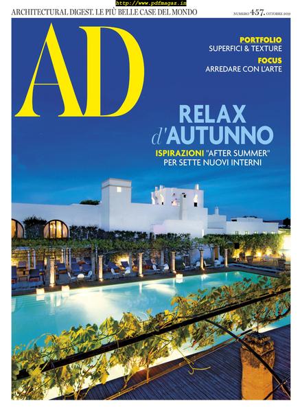 AD Architectural Digest Italia – October 2019