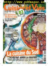 Cuisine et Vins de France – octobre 2019