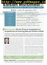 edition Multimedia – 30 septembre 2019