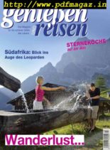 Geniessen und Reisen – Herbst 2019