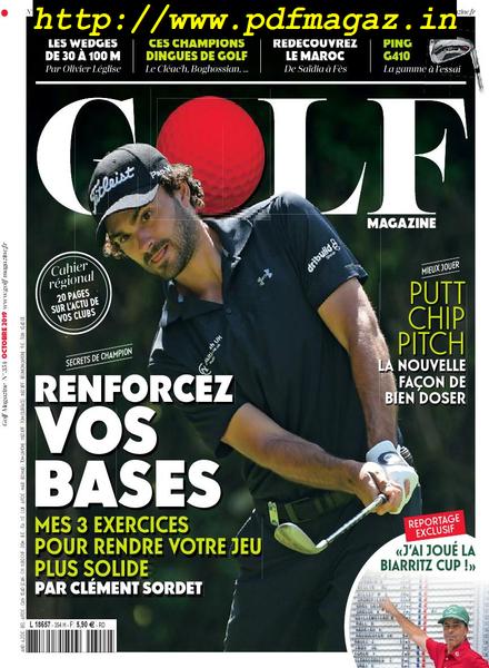 Golf Magazine France – septembre 2019