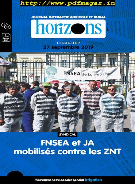 Horizons Centre Ile-de-France – 27 septembre 2019