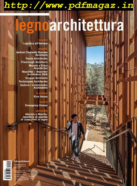 legnoarchitettura – Ottobre 2019