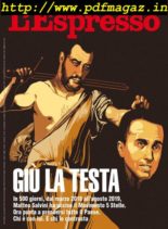 L’Espresso – 11 agosto 2019